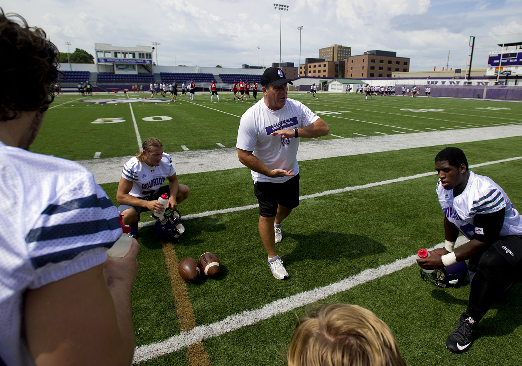 Winona State Football Practice